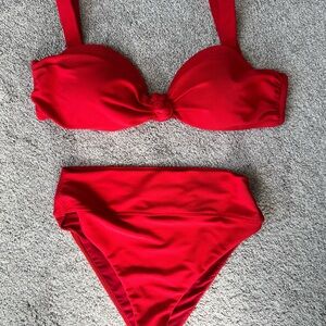 Beach Riot Red Bikini Set